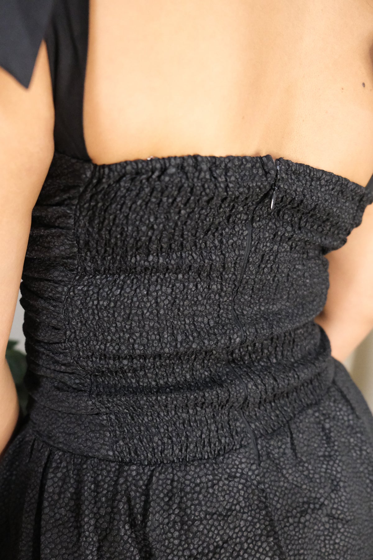 Sleeveless Black Midi Dress